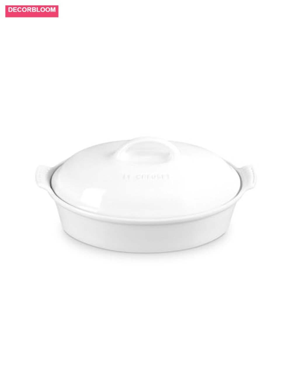 Le Creuset Stoneware Oval Casserole 4qt Enameled Dutch Oven Cookware
